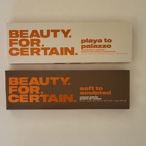 Beauty For Certain Eyeshadow And Contour Palettes NEW
